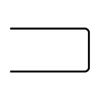 EASED EDGE counter edge drawing