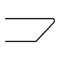 KNIFE EDGE counter edge drawing