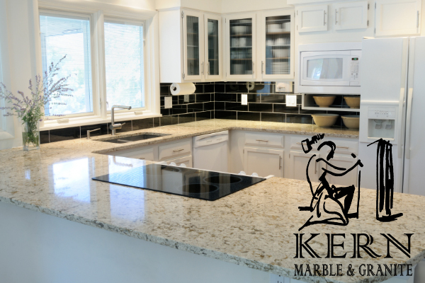 Polished granite adds a touch of luxury to your kitchen