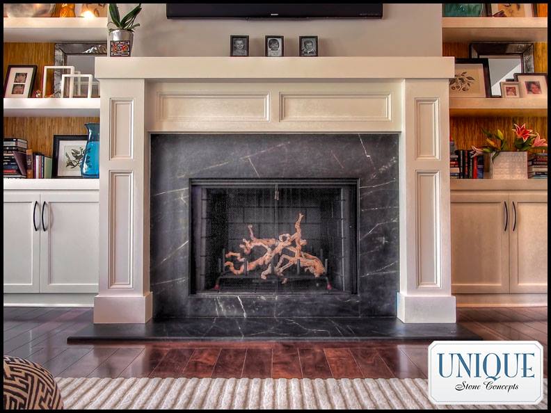 Enhance your fireplace with granite