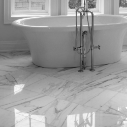 marble shower floor